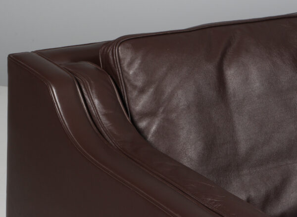 Børge Mogensen. Fritstående trepers. sofa, model 2213. Original betrukket - Billede 6