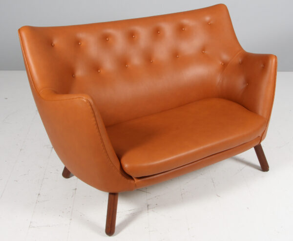 Finn Juhl To personers sofa, walnut elegance, model Poet - Billede 10