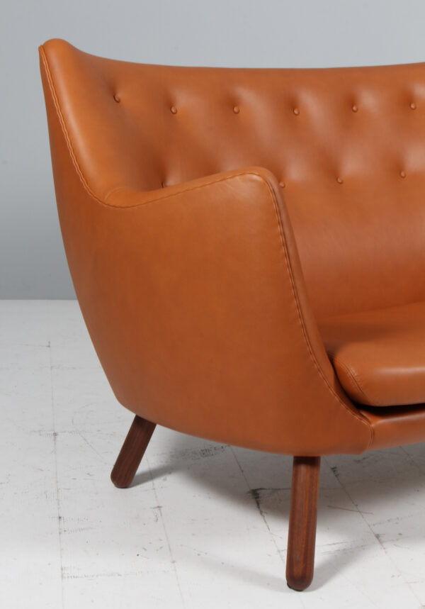 Finn Juhl To personers sofa, walnut elegance, model Poet - Billede 8