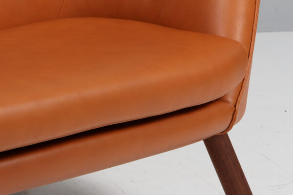 Finn Juhl To personers sofa, walnut elegance, model Poet - Billede 6