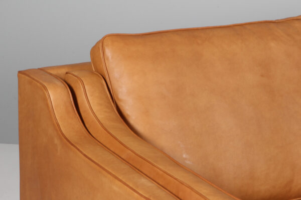 Børge Mogensen. Fritstående to pers. sofa, model 2212. Nybetrukket - Billede 6