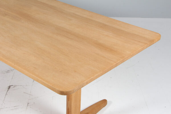 Børge Mogensen shakerbord af massiv sæbebehandlet eg, model C18 - Billede 6