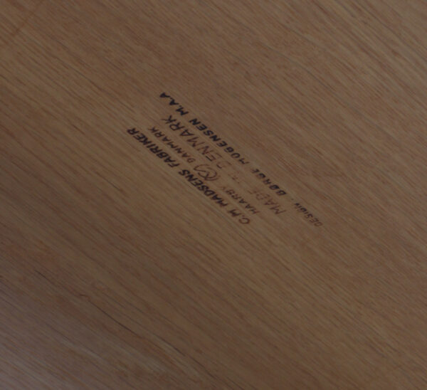 Børge Mogensen shakerbord af massiv sæbebehandlet eg, model C18 - Billede 3