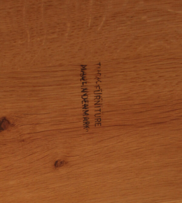 Hans J. Wegner sofabord af massiv sæbebehandlet eg. Andreas Tuck - Billede 3