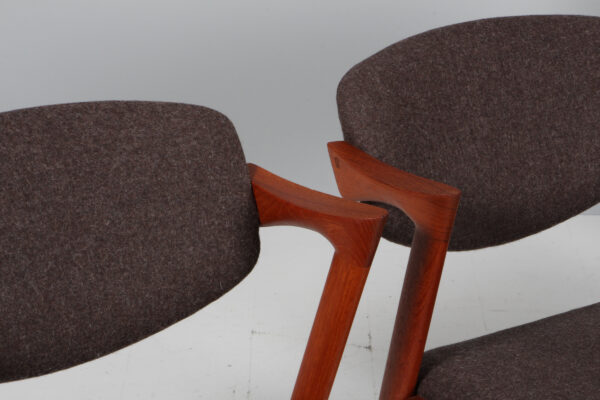 Kai Kristiansen. Fire armstole i teak, model 42 - Billede 8