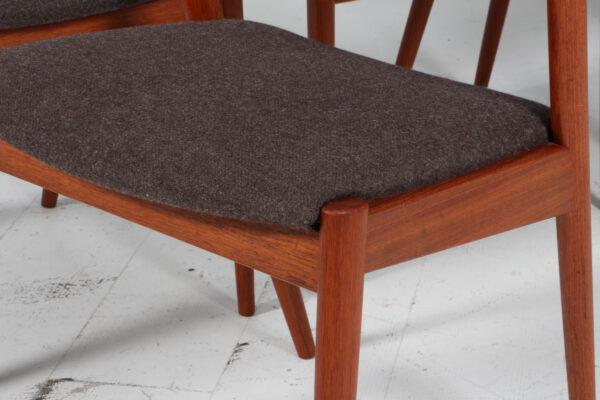 Kai Kristiansen. Fire armstole i teak, model 42 - Billede 4