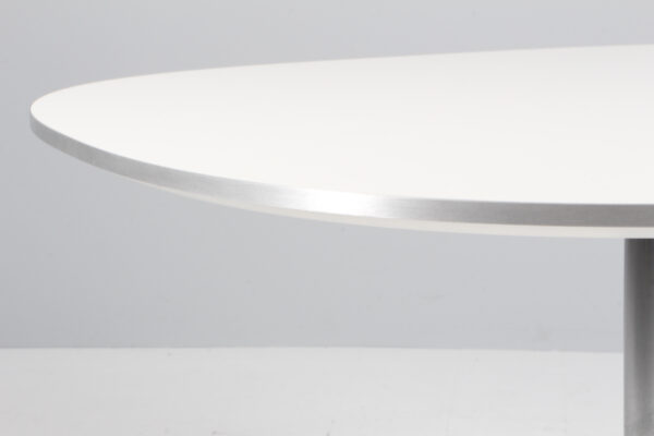 Piet Hein & Arne Jacobsen super cirkulært spisebord af laminat. - Billede 4