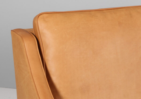 Børge Mogensen. Fritstående to pers. sofa, model 2208. Nybetrukket - Billede 7