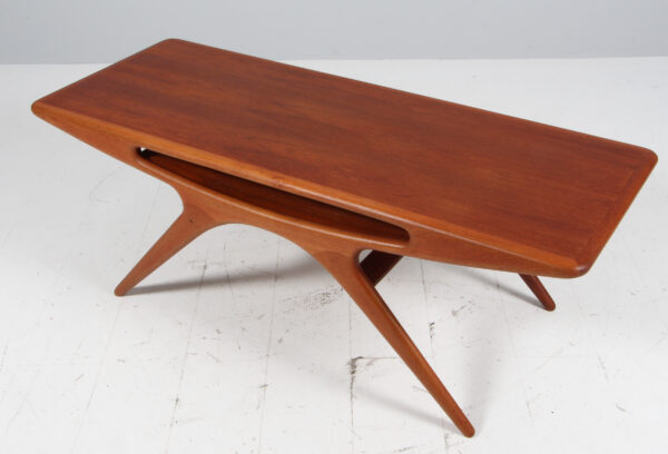 Johannes Andersen sofabord af teak, model Smilet - Billede 6