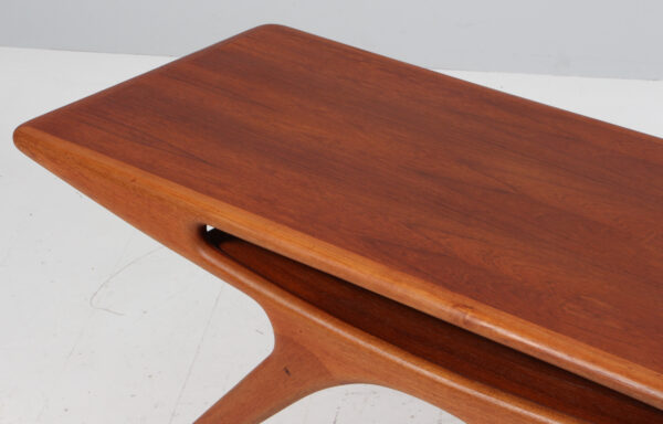 Johannes Andersen sofabord af teak, model Smilet - Billede 5