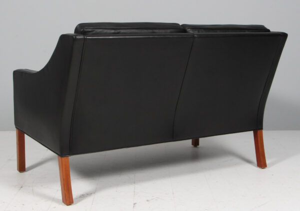 Børge Mogensen. Fritstående to pers. sofa, model 2208. Original betrukket - Billede 3