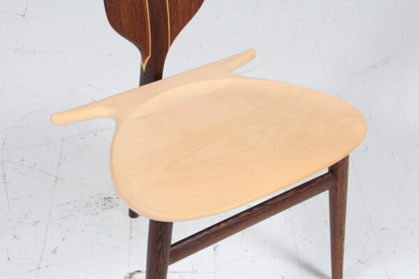 Hans J. Wegner. 'Jakkens Hvile' i wengé, model PP250. Limited Edition, nr. 5 ud af 13 stk - Billede 11
