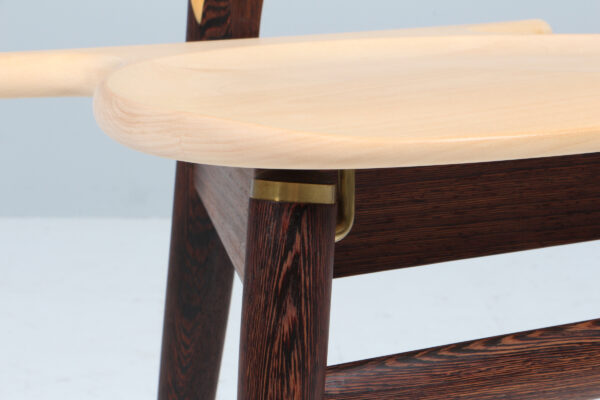 Hans J. Wegner. 'Jakkens Hvile' i wengé, model PP250. Limited Edition, nr. 5 ud af 13 stk - Billede 10