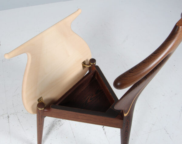 Hans J. Wegner. 'Jakkens Hvile' i wengé, model PP250. Limited Edition, nr. 5 ud af 13 stk - Billede 4