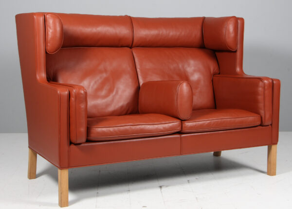 Børge Mogensen kupesofa. Model 2292. Original betrukket