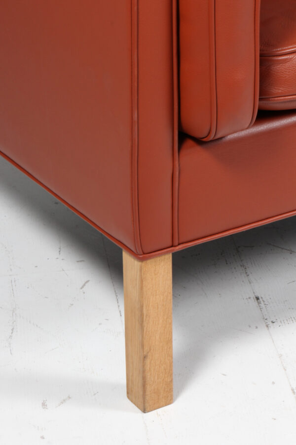 Børge Mogensen kupesofa. Model 2292. Original betrukket - Billede 6