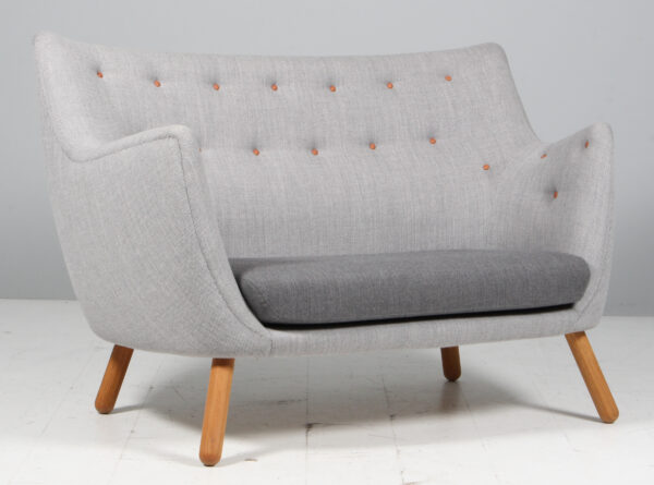 Finn Juhl to personers sofa, model Poet