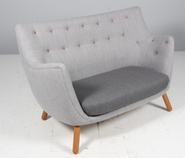 Finn Juhl to personers sofa, model Poet - Billede 2