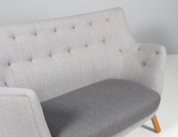 Finn Juhl to personers sofa, model Poet - Billede 6