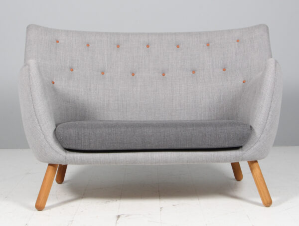 Finn Juhl to personers sofa, model Poet - Billede 5