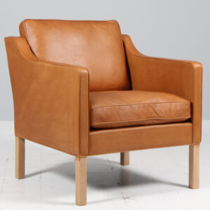 Børge Mogensen lænestol, model 2321. Nybetrukket