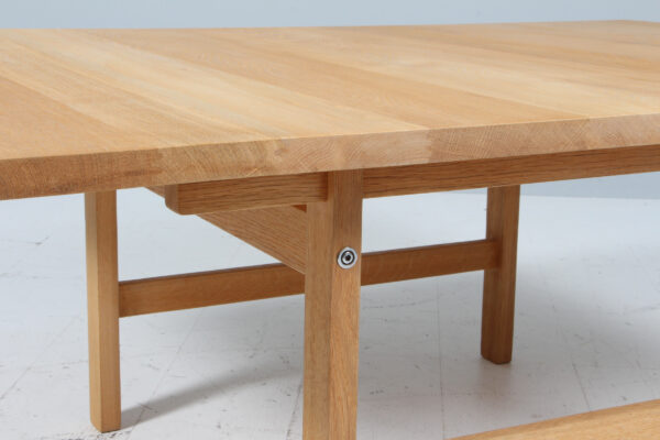 Hans J. Wegner for Andreas Tuck, Sofabord af massiv sæbebehandlet eg. - Billede 3