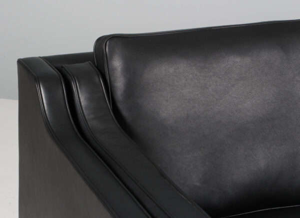 Børge Mogensen. Fritstående to pers. sofa, model 2212. Original betrukket 2016 - Billede 7