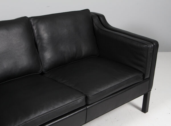 Børge Mogensen. Fritstående to pers. sofa, model 2212. Original betrukket 2016 - Billede 6