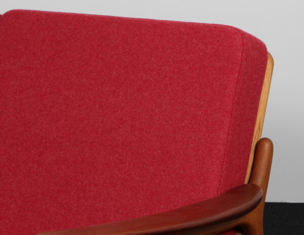 Johannes Andersen tre personers sofa af teak og eg - Billede 6