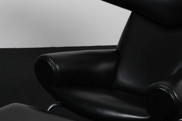 Hans J. Wegner Ox Chair samt skammel, original betrukket - Billede 10