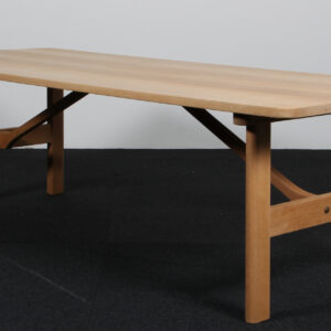 Børge Mogensen sofabord af massiv sæbebehandlet eg. Model 268