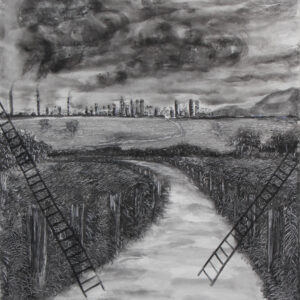 Marco Evaristti komposition 100x120