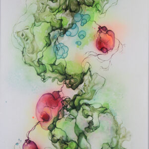 Rikke Darling komposition, "Intensified" 110x180