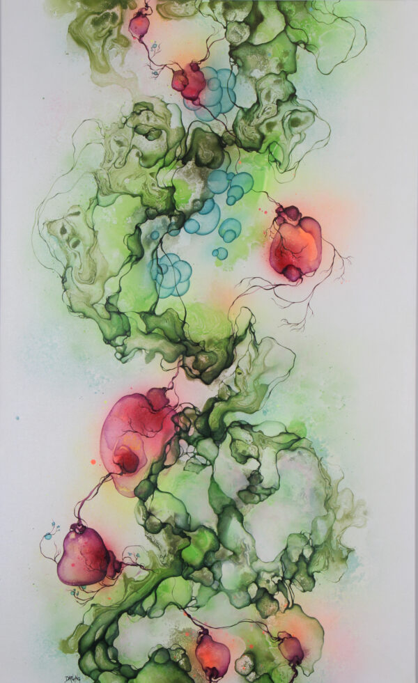 Rikke Darling komposition, "Intensified" 110x180