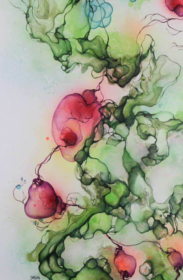 Rikke Darling komposition, "Intensified" 110x180 - Billede 7