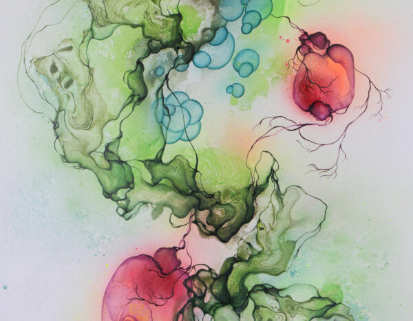 Rikke Darling komposition, "Intensified" 110x180 - Billede 6