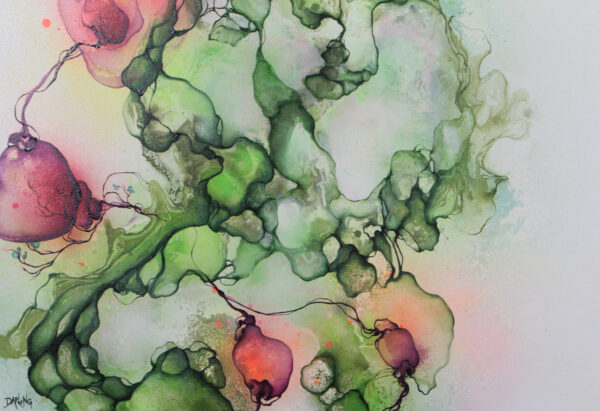 Rikke Darling komposition, "Intensified" 110x180 - Billede 5
