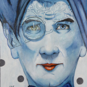 Steen Kirkegaard Erichsen, komposition "Looking Glass" 105x85