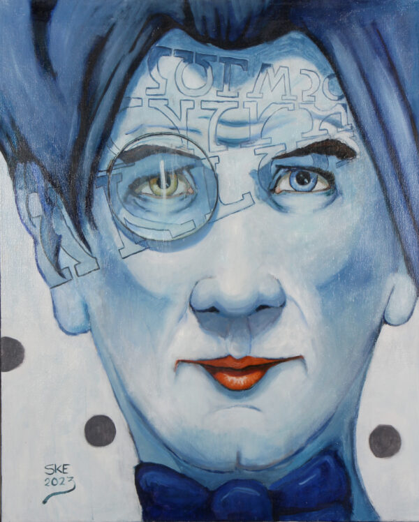 Steen Kirkegaard Erichsen, komposition "Looking Glass" 105x85