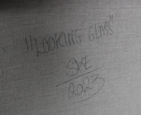 Steen Kirkegaard Erichsen, komposition "Looking Glass" 105x85 - Billede 3