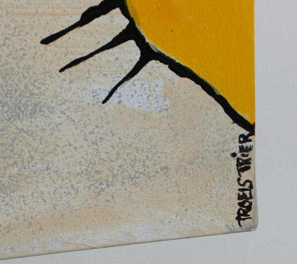 Troels Trier, figurativ komposition. 120x150 - Billede 3