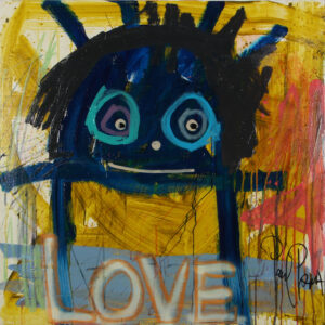 Poul Pava, figurativ komposition. 100x100