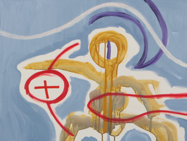 Jesper "Jokeren" Dahl, figurativ komposition. "Surf's up" 80x60 - Billede 2