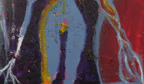 Jesper “Jokeren” Dahl, figurativ komposition. “Modergudinde” 80×100 - Billede 6