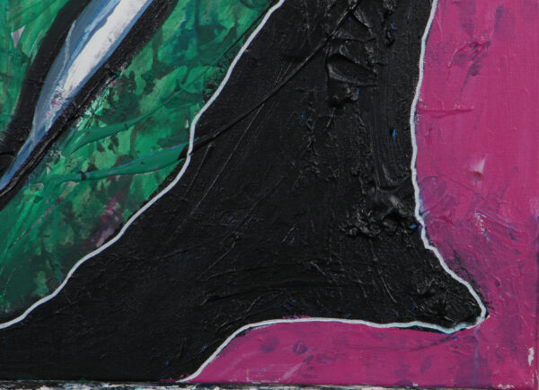 Jesper “Jokeren” Dahl, figurativ komposition. 54×65 - Billede 5