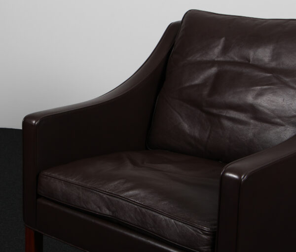 Børge Mogensen. Lænestol, model 2207. Original betrukket - Billede 4