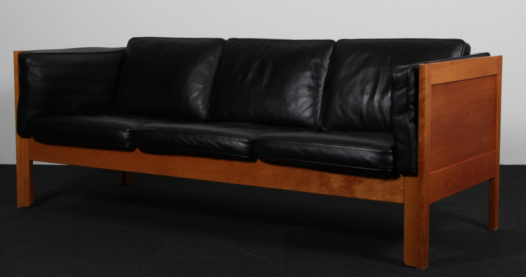 Børge Mogensen tre personers sofa, model 2343. Original betrukket