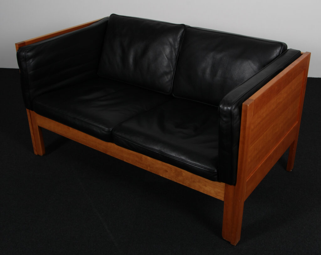 Børge Mogensen to personers sofa, model 2342. Original betrukket - Billede 2