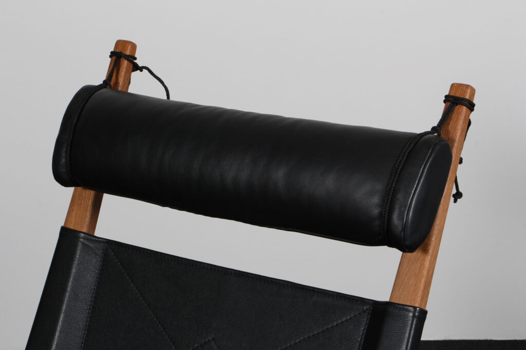 Hans J. Wegner Nøglehul gyngestol, GE673. Original betrukket - Billede 8