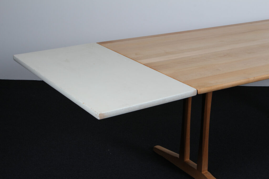 Børge Mogensen shakerbord af massiv eg. M/ plader. Model C18 - Billede 3